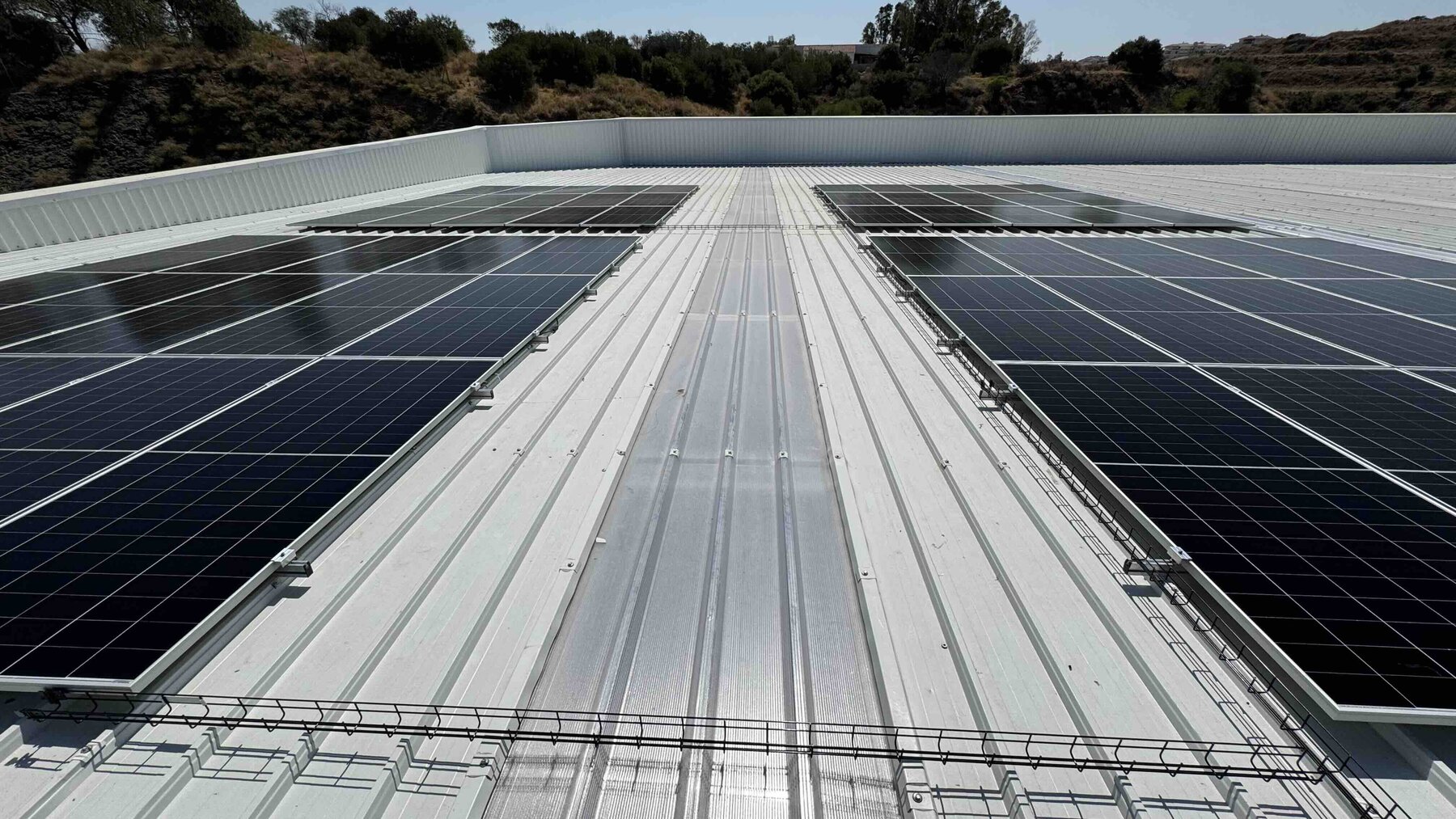 Industrial unit in Mijas solar panel installation in Mijas, Malaga