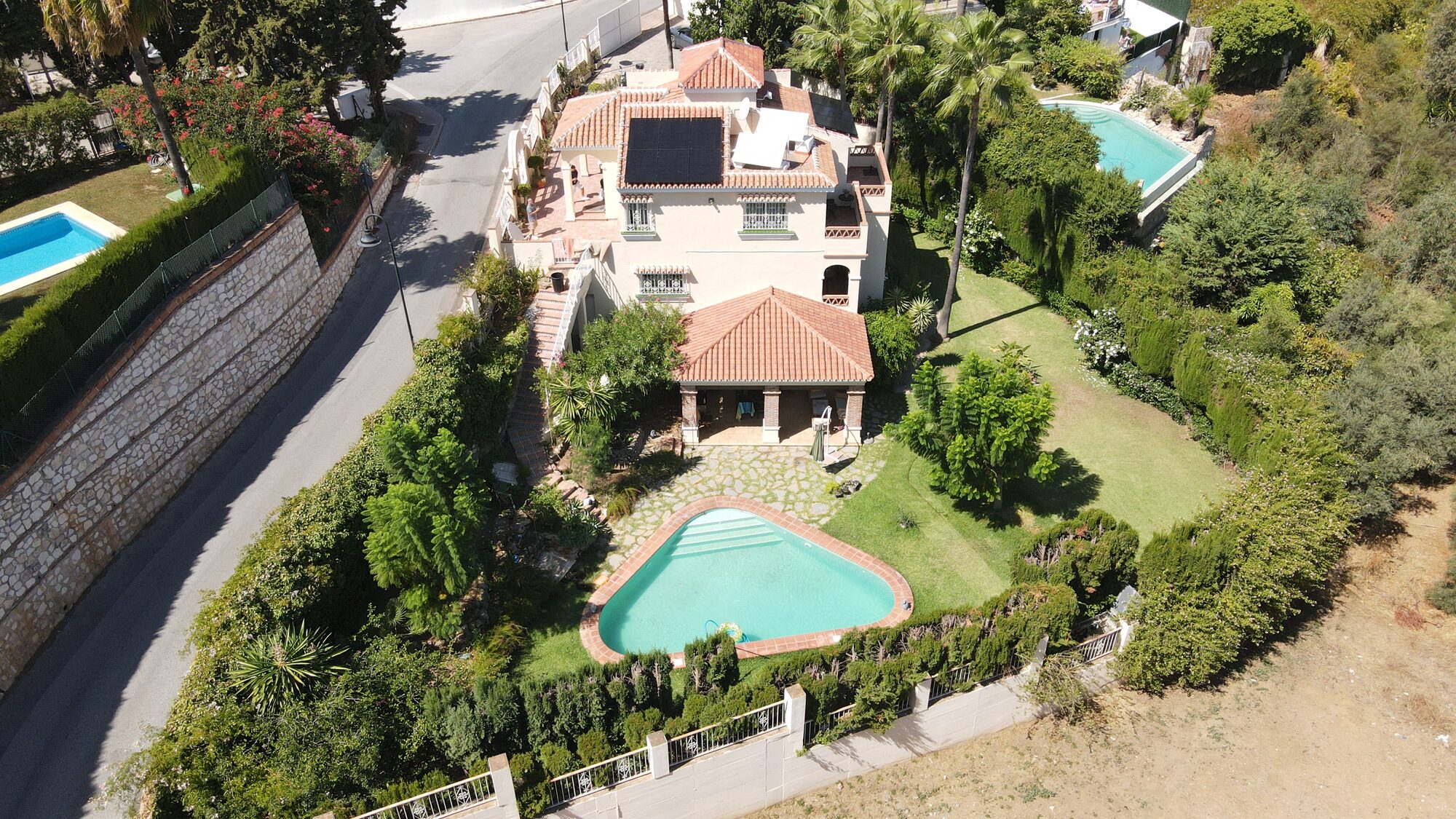 Instalación de placas solares Vivienda en el Lagarejo en Mijas, Málaga