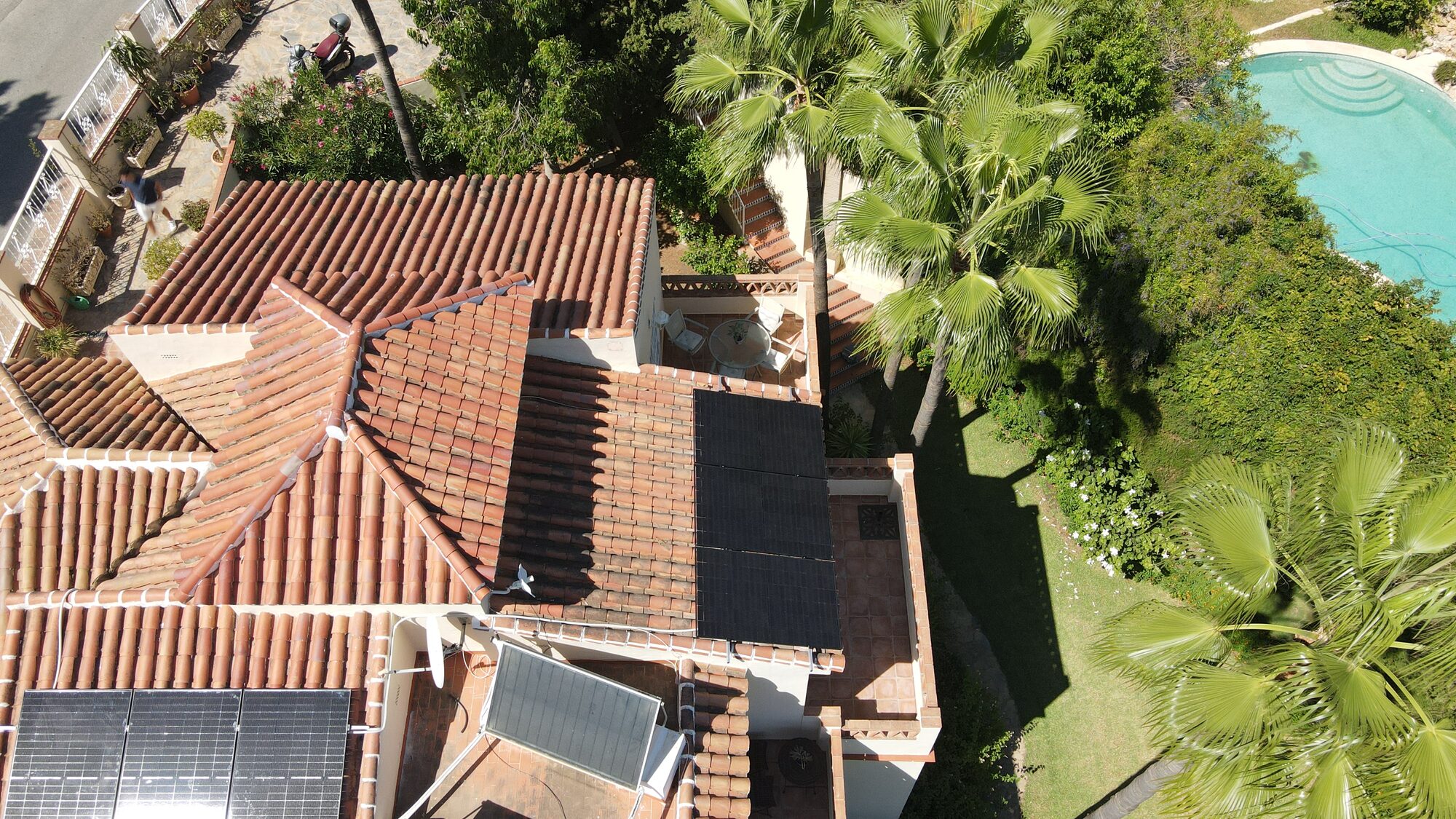 Instalación de placas solares Vivienda en el Lagarejo en Mijas, Málaga