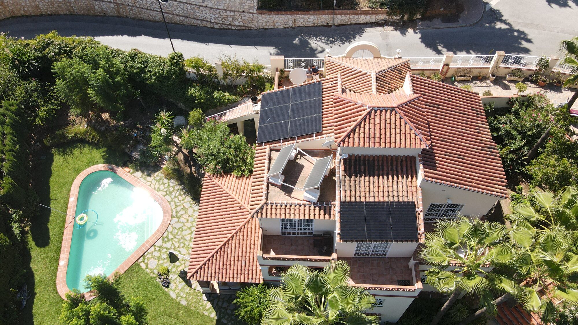 Instalación de placas solares Vivienda en el Lagarejo en Mijas, Málaga